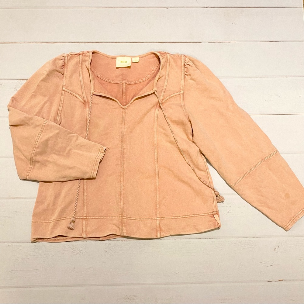 Pink ls top Anthropologie